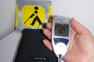 Sprechendes Blutzucker-Messgerät