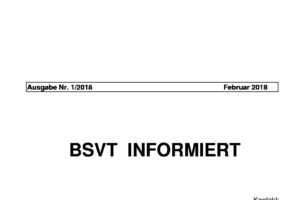 Titelseite Rundschreiben 01/2018