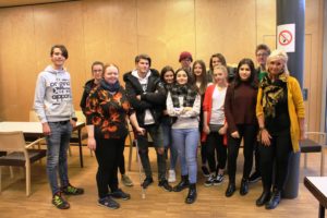 Die Klasse 1V1 der TFBS für Handel und Büro, Innsbruck.