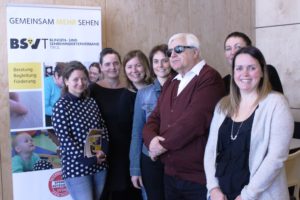 von links: Claudia Mark, Bettina Mader, Gerda Holzhammer, Margaretha Girstmair, Klaus Guggenberger (BSVT Obmann), Anita Luckner-Hornischer, Manuela Andres, @BVT/Jandrasits