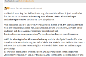 Beitrag auf meinbezirk.at