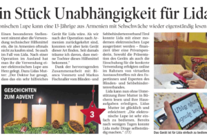 Bericht Tiroler Tageszeitung
