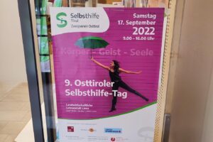 Plakat 9. Osttiroler Selbsthilfe-Tag