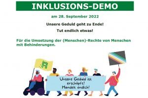 Zeichnung Inklusionsdemo