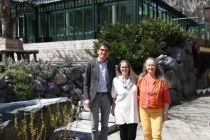 Klaus Burger (Geschäftsleiter), Sabine Karrer (Geschäftsführende Obfrau des BSVT), Maria Gandler (Leitung der pädagogischen Frühförderung)