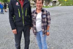 Schreieck Andreas, Projektbegleiter und Maria Kerber vom BSVT