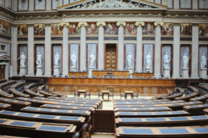 Das österreichische Parlament von Innen